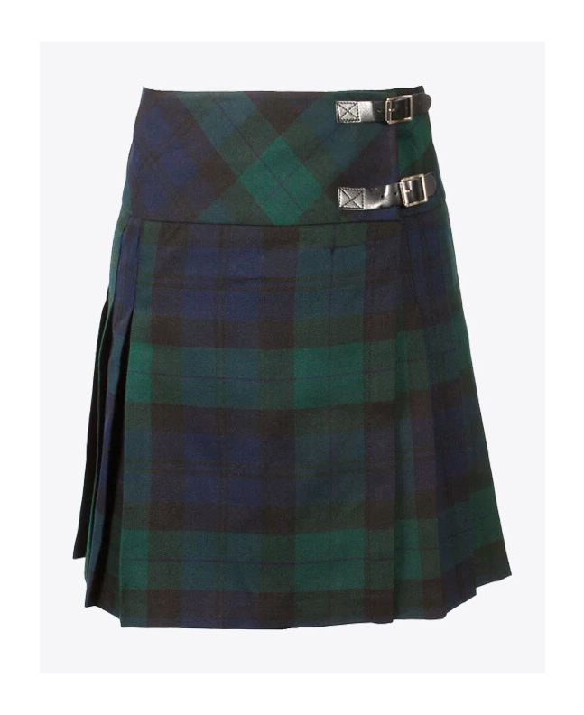 Black Watch Cross Belt Kilt for women