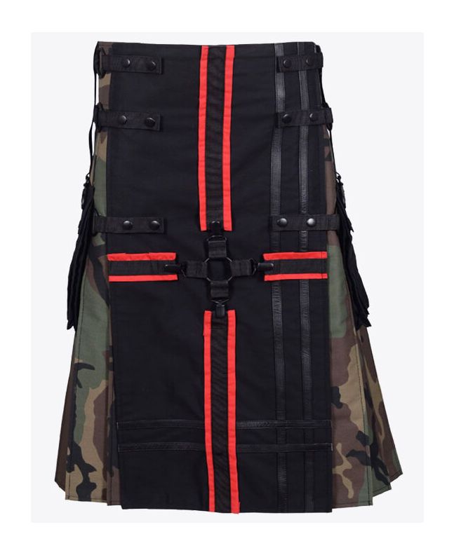 Camouflage Utility Kilt for Men