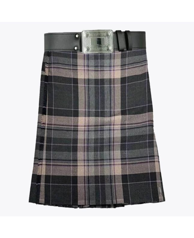 Clunie Burn Charcoal Tartan Kilt