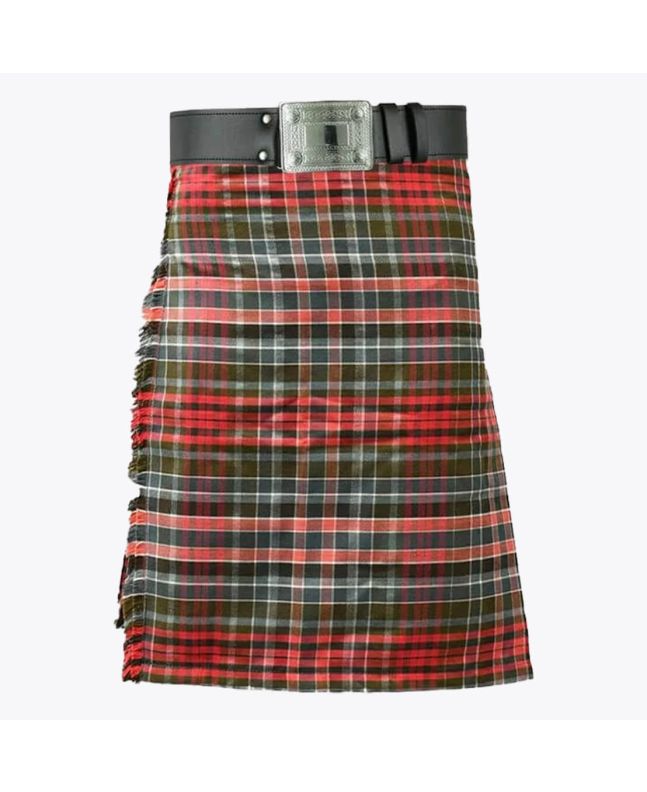 Gordon Red Weathered Tartan Kilt