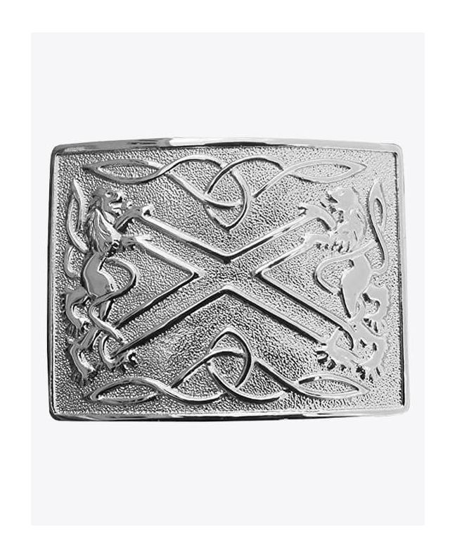 Highland Saltire Kilt Belt Buckle