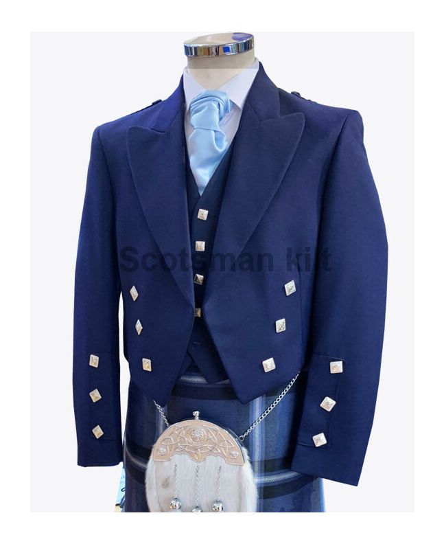 Navy blue prince charlie jacket