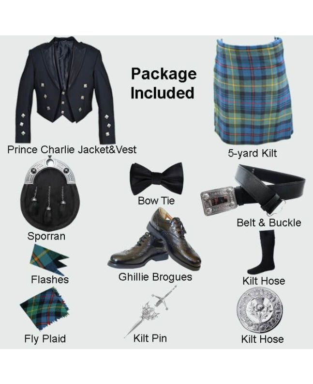 Prince Charlie Kilt Outfit Package