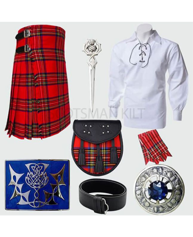 Royal Stewart kilt Kit