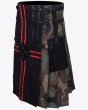 Camouflage Utility Kilt for Men Side