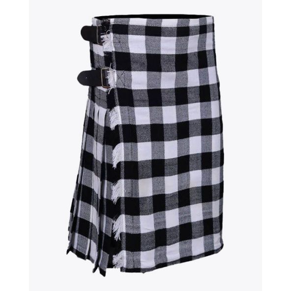 Black And White Tartan Kilt