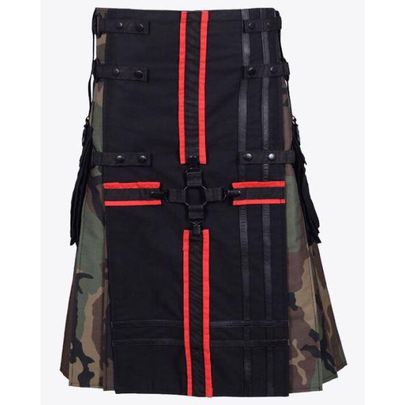 Camouflage Utility Kilt for Men