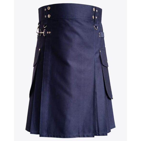 Navy Blue Utility Kilt