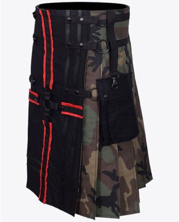 Camouflage Utility Kilt for Men - Tactical Kilt