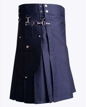 Navy Blue Utility Kilt