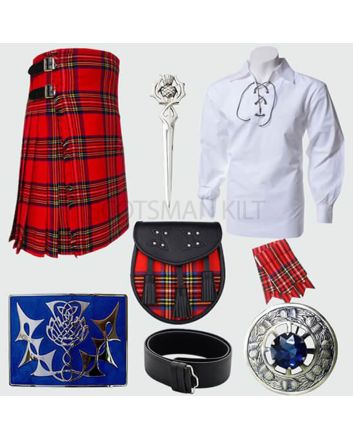 Royal Stewart kilt Kit