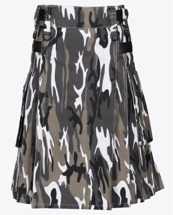 Urban Camo Utility Kilt for men